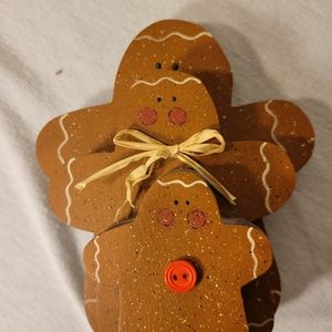 Gingerbread Man 3 Wooden